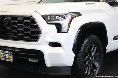 2024 Toyota Sequoia Platinum  1-OWNER* NEW 2.25 " WESTCOTT LEVEL LIFT* NEW 35 "FALKEN WILDPEAKS AT4 TIRES* PANORAMIC ROOF* POWER RUNNING BOARDS* REAR CAPTAINS* CERAMIC COATED INSIDE & OUTSIDE* CLEAR BRA PPF FRONT END* ALL KEYS - Photo 12 - Portland, OR 97230