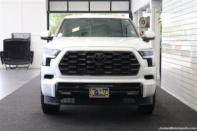 2024 Toyota Sequoia Platinum  1-OWNER* NEW 2.25 " WESTCOTT LEVEL LIFT* NEW 35 "FALKEN WILDPEAKS AT4 TIRES* PANORAMIC ROOF* POWER RUNNING BOARDS* REAR CAPTAINS* CERAMIC COATED INSIDE & OUTSIDE* CLEAR BRA PPF FRONT END* ALL KEYS - Photo 83 - Portland, OR 97230