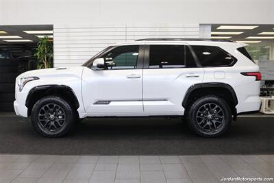 2024 Toyota Sequoia Platinum  1-OWNER* NEW 2.25 " WESTCOTT LEVEL LIFT* NEW 35 "FALKEN WILDPEAKS AT4 TIRES* PANORAMIC ROOF* POWER RUNNING BOARDS* REAR CAPTAINS* CERAMIC COATED INSIDE & OUTSIDE* CLEAR BRA PPF FRONT END* ALL KEYS - Photo 4 - Portland, OR 97230