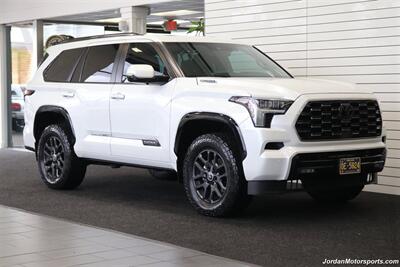 2024 Toyota Sequoia Platinum  1-OWNER* NEW 2.25 " WESTCOTT LEVEL LIFT* NEW 35 "FALKEN WILDPEAKS AT4 TIRES* PANORAMIC ROOF* POWER RUNNING BOARDS* REAR CAPTAINS* CERAMIC COATED INSIDE & OUTSIDE* CLEAR BRA PPF FRONT END* ALL KEYS - Photo 2 - Portland, OR 97230