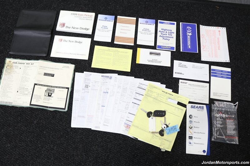 1999 Dodge Ram 2500 Laramie SLT  1-OWNER* 0-RUST* ONLY 48K MILES* NOT 53 BLOCK* NEVER HAD A 5TH WHEEL OR GOOSNECK* 3 " RC SUSPENSION LIFT UPGRADE W/SHOCKS* REMOTE START W/ALARM* ALL ORIGINAL BOOKS-MANUALS-KEYS-WINDOW STICKER - Photo 17 - Portland, OR 97230