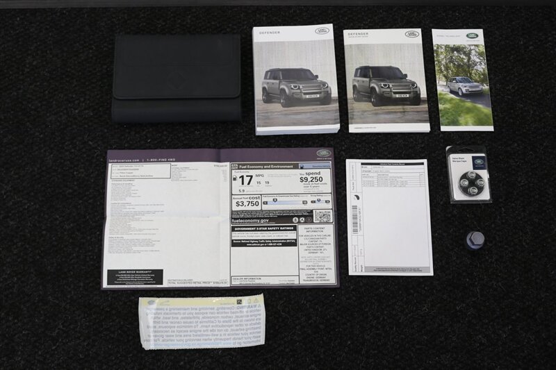 2025 Land Rover Defender 110 P635 OCTA  1-CALIFORNIA OWNER* FRIDGE* POWER FOLD RUNNING BOARDS* EXTERIOR PROTECTION PKG* 20 "DIAMOND TURNED SATIN DARK WHEEL PKG* BURN SIENNA INTERIOR* ALL BOOKS-2 KEYS-WINDOW STICKER* CERAMIC TINT* - Photo 17 - Portland, OR 97230