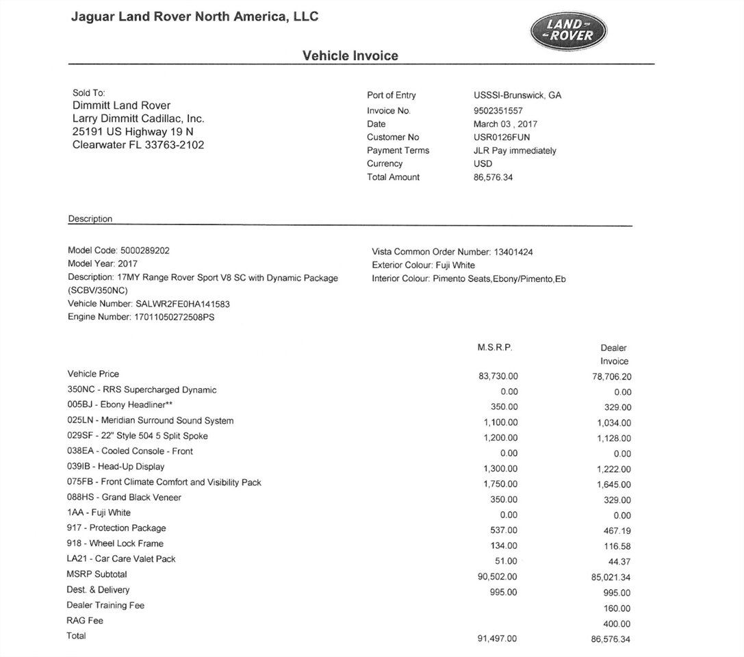 2017 Land Rover Range Rover Sport Supercharged Dynamic