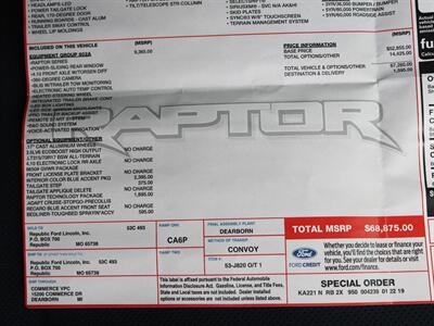 2019 Ford F-150 Raptor   - Photo 33 - Springfield, MO 65802