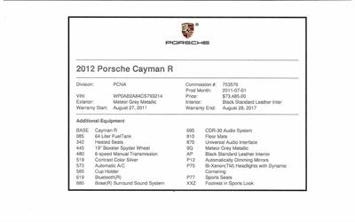 2012 Porsche Cayman R   - Photo 45 - Springfield, MO 65802