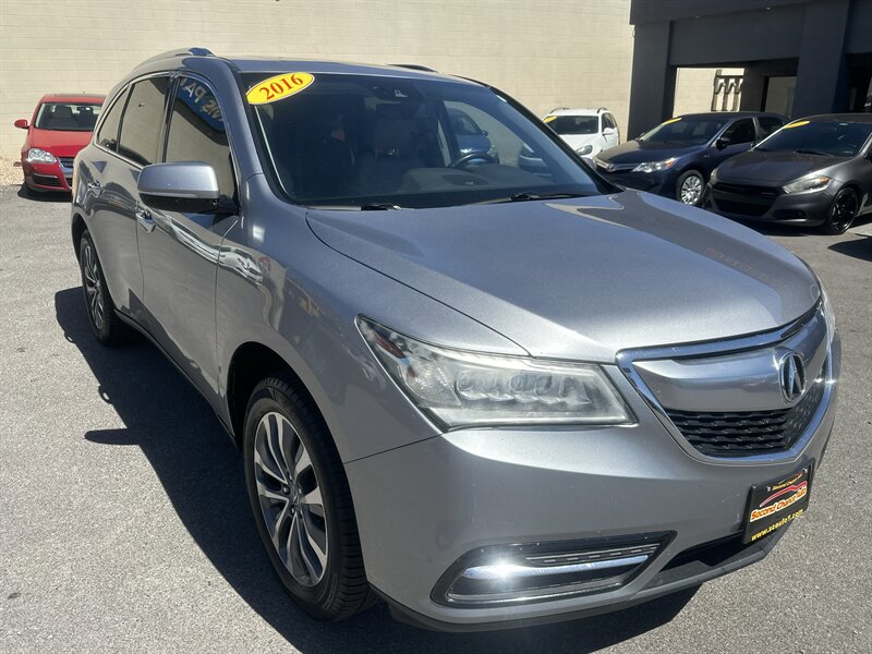 Lunar Silver Metallic 2016 Acura MDX FWD with Technology Package SUV / Crossover Front-Wheel Drive 9-Speed Automatic