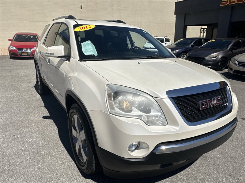 Summit White 2012 GMC Acadia SLT-2 FWD SUV / Crossover Front-Wheel Drive 6-Speed Automatic