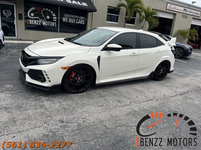 Championship White 2019 Honda Civic Type R Touring FWD Hatchback Front-Wheel Drive 6-Speed Manual