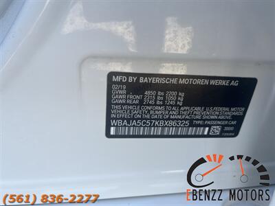 2019 BMW 5 Series 530i   - Photo 10 - Jupiter, FL 33469