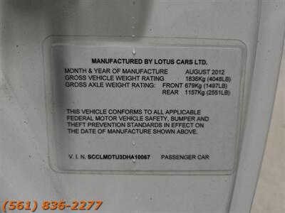 2013 Lotus Evora 2+2   - Photo 17 - Jupiter, FL 33469