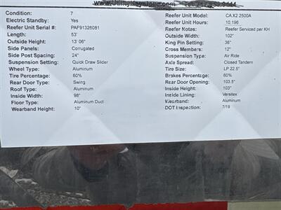 2014 Utility Trailer Mfg. 3000R Reefer   - Photo 10 - Rushville, IN 46173