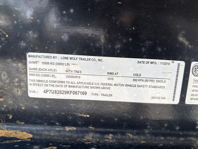 2019 Lone Wolf Flatbed   - Photo 13 - Rushville, IN 46173