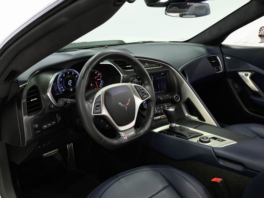 2016 Chevrolet Corvette Z06 3LZ Twilight Blue Design Pkg Carbon Fiber Int   - Photo 49 - Sarasota, FL 34243