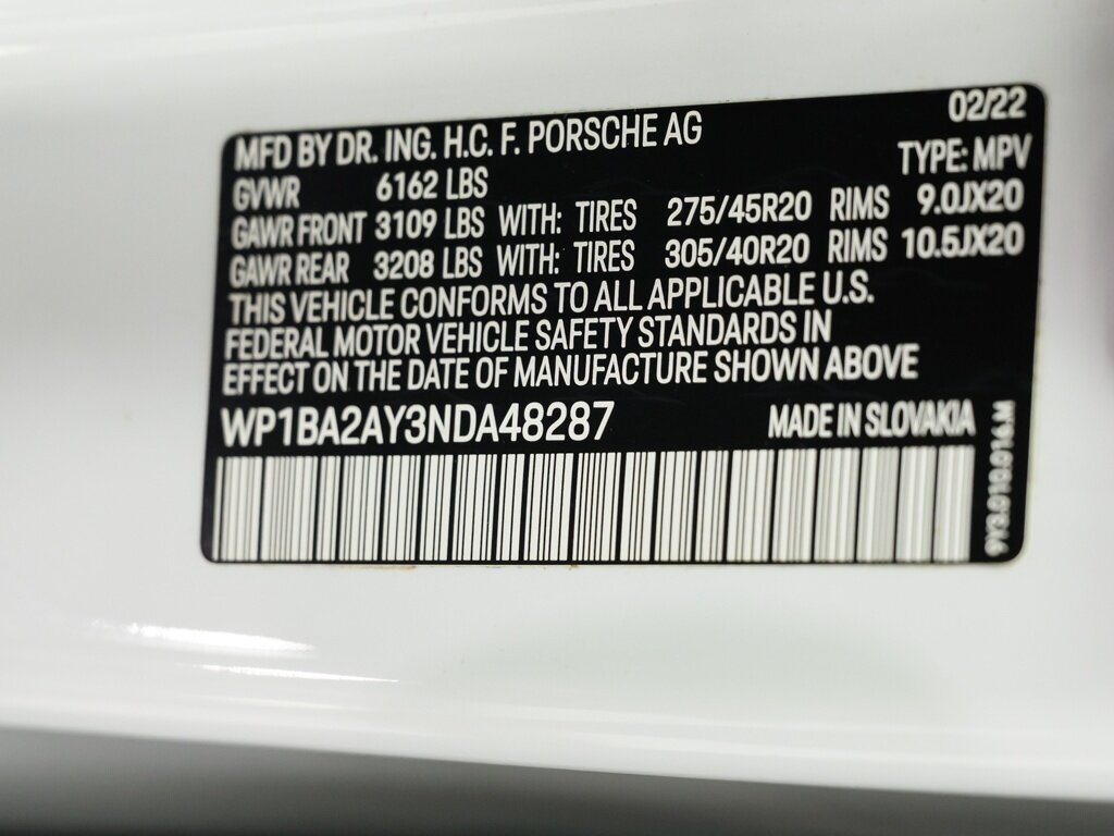 2022 Porsche Cayenne Coupe Premium Package 4 Zone Climate Control - Photo 58 - Sarasota, FL 34243