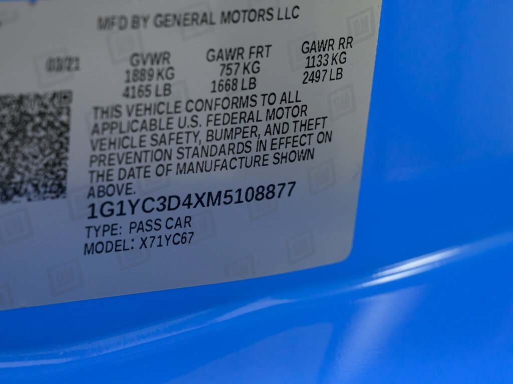 2021 Chevrolet Corvette Stingray Conv 3LT Z51 Performance Pkg   - Photo 63 - Sarasota, FL 34243