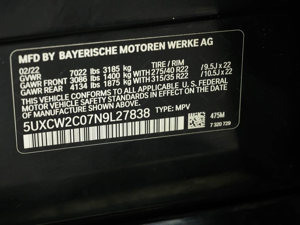 2022 BMW X7 xDrive40i M Sport Pkg Executive Pkg   - Photo 63 - Sarasota, FL 34243