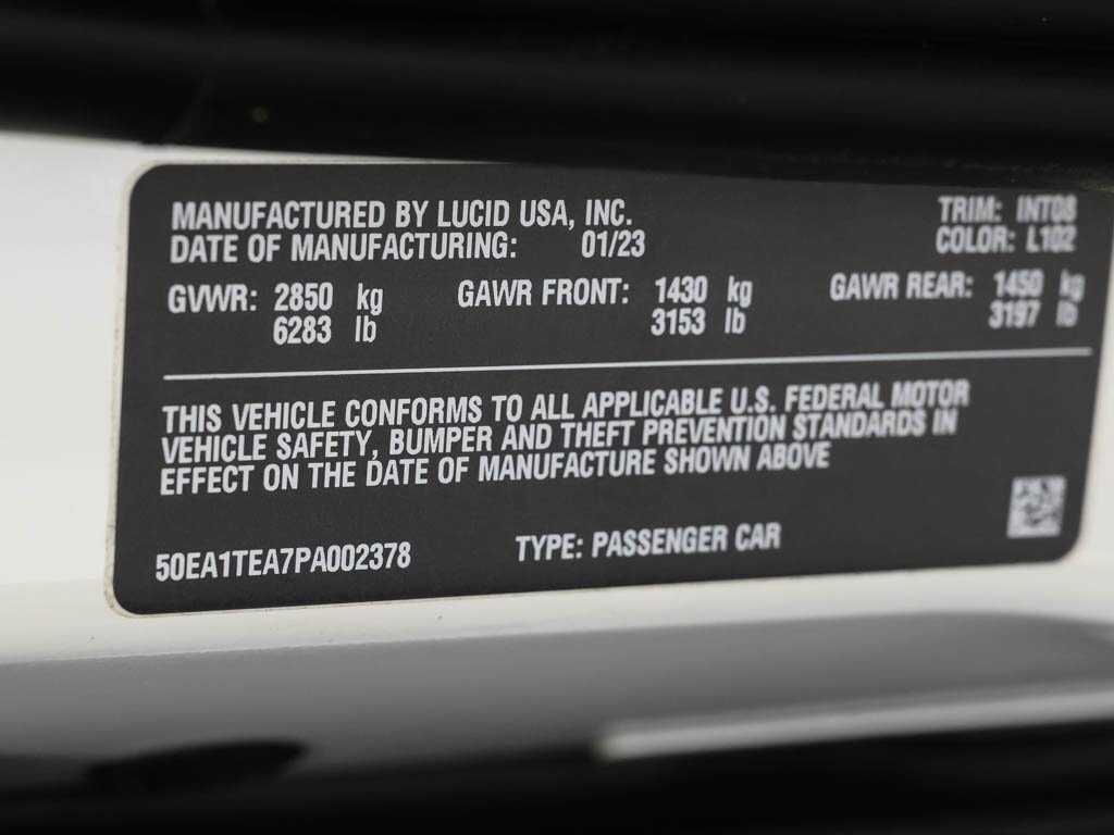 2023 Lucid Air Touring Comfort & Convenience Pkg Glass Canopy Top   - Photo 61 - Sarasota, FL 34243