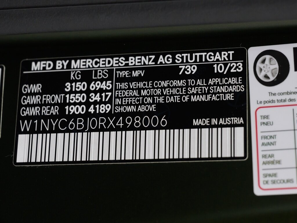 2024 Mercedes-Benz G550 Final Edition $190K MSRP   - Photo 66 - Sarasota, FL 34243