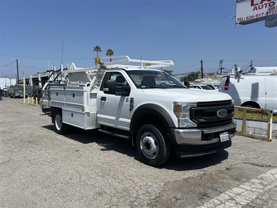 2022 Ford F-550 Super Duty XL 2WD Reg Cab 145 WB 60 CA DRW  Contractor 12 FT - Photo 1 - La Puente, CA 91744