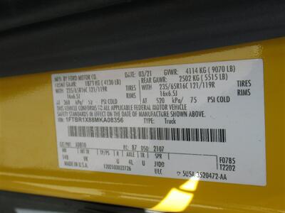 2021 Ford Transit 250 Cargo Van  High Roof 148 WB - Photo 7 - La Puente, CA 91744