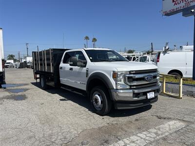 2020 Ford F-550 Super Duty XL 4WD Crew Cab 179 WB 60 CA DRW  StakeBed 12 Ft - Photo 1 - La Puente, CA 91744