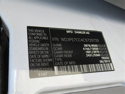 2012 Mercedes-Benz Sprinter 2500 Cargo Van  Low Roof 144 WB - Photo 7 - La Puente, CA 91744