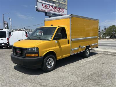 2021 GMC Savana 3500 Box Truck  12 Ft Van