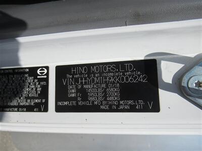 2019 HINO 155 Box Truck  16 Ft - Photo 7 - La Puente, CA 91744
