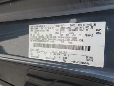 2019 Ford Transit 250 Cargo Van  High Roof 148 " WB Extended  Extended - Photo 7 - La Puente, CA 91744