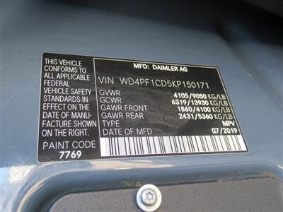 2019 Mercedes-Benz Sprinter 2500 Cargo Van  High Roof 170 WB - Photo 7 - La Puente, CA 91744