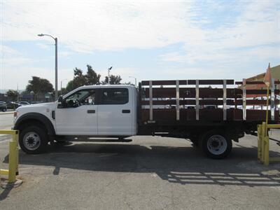 2022 Ford F-550 Super Duty Chassis XL Crew Cab 203 DRW RWD  StakeBed 12 Ft - Photo 3 - La Puente, CA 91744