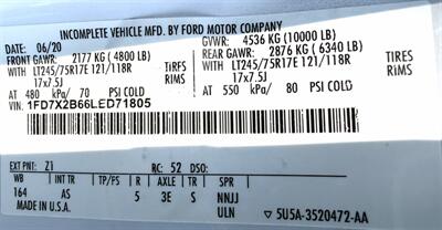 2020 Ford F-250  Ext Cab XL 4X4 UTILITY BED - Photo 36 - Finksburg, MD 21048