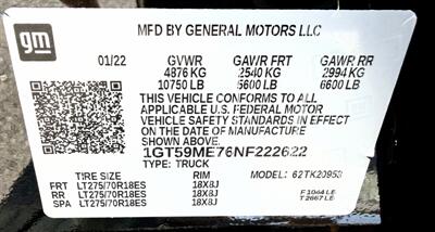 2022 GMC Sierra 2500  Ext Cab 4x4 - Photo 45 - Finksburg, MD 21048