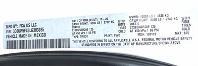 2020 RAM 2500  Crew Cab LARAMIE  4X4 - Photo 44 - Finksburg, MD 21048