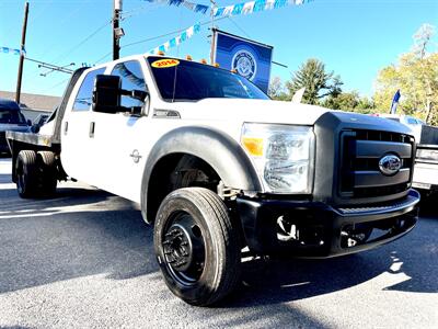 2014 Ford F-550 XL  Crew Cab FLAT BED  XL 4X4 DRW - Photo 1 - Finksburg, MD 21048