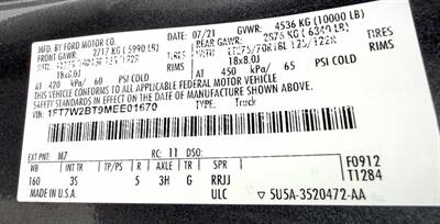 2021 Ford F-250  Crew Cab XLT 4X4 - Photo 41 - Finksburg, MD 21048