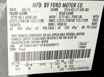 2015 Ford F-350 Crew Cab XLT 4X4 - Photo 38 - Finksburg, MD 21048