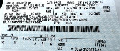 2022 Ford F-350 XL  Crew Cab XL 4X4 - Photo 35 - Finksburg, MD 21048