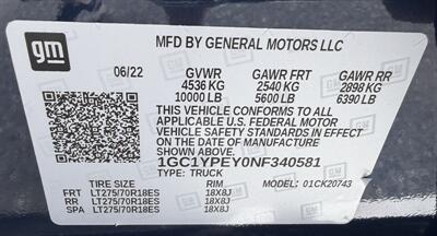 2022 Chevrolet Silverado 2500 Crew Cab LTZ 4X4 - Photo 47 - Finksburg, MD 21048
