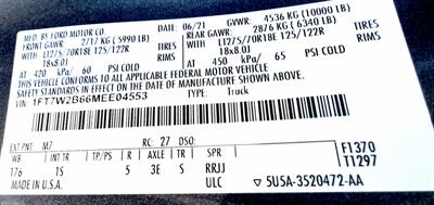 2021 Ford F-250  Crew Cab XL 4X4 - Photo 36 - Finksburg, MD 21048
