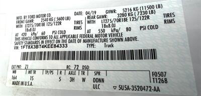 2019 Ford F-350 XL  Ext Cab XL 4X4 - Photo 39 - Finksburg, MD 21048