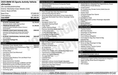 2025 BMW X5 xDrive50e   - Photo 50 - Mesa, AZ 85202