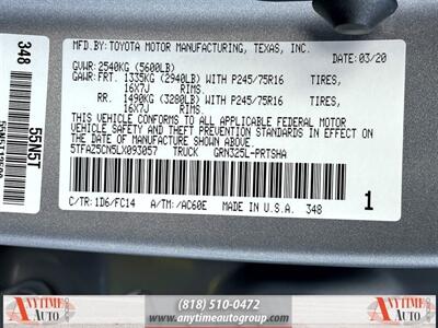 2020 Toyota Tacoma SR5 V6   - Photo 26 - Sherman Oaks, CA 91403-1701