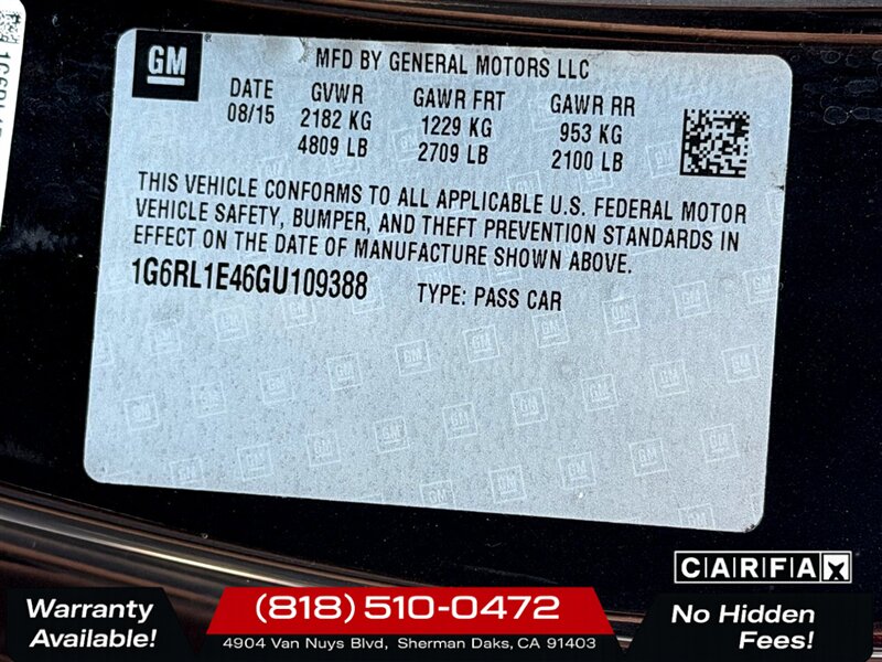 2016 Cadillac ELR - Photo 24 - Sherman Oaks, CA 91403-1701