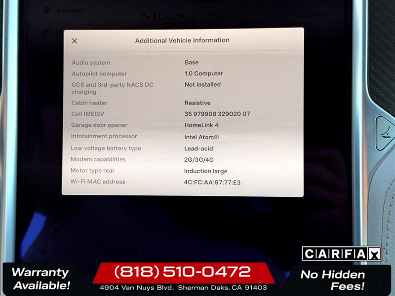 2014 Tesla Model S P85   - Photo 18 - Sherman Oaks, CA 91403-1701