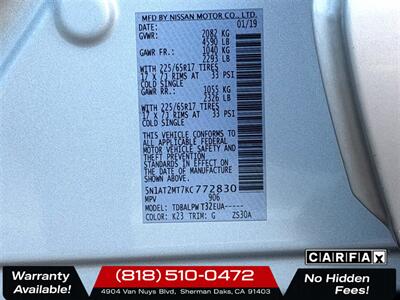 2019 Nissan Rogue S   - Photo 24 - Sherman Oaks, CA 91403-1701