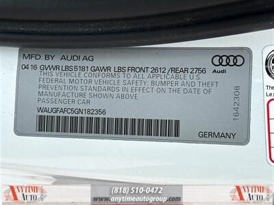 2016 Audi A6 2.0T Premium Plus quattro   - Photo 33 - Sherman Oaks, CA 91403-1701