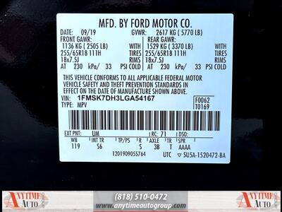 2020 Ford Explorer XLT   - Photo 31 - Sherman Oaks, CA 91403-1701