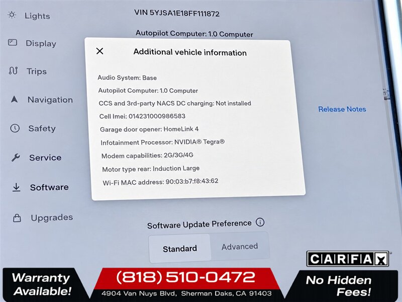 2015 Tesla Model S 70   - Photo 20 - Sherman Oaks, CA 91403-1701