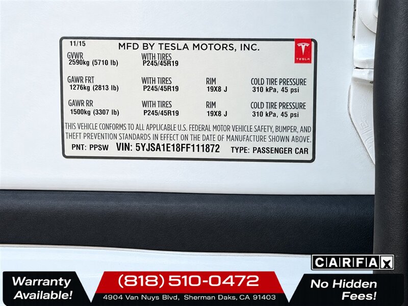 2015 Tesla Model S 70   - Photo 29 - Sherman Oaks, CA 91403-1701